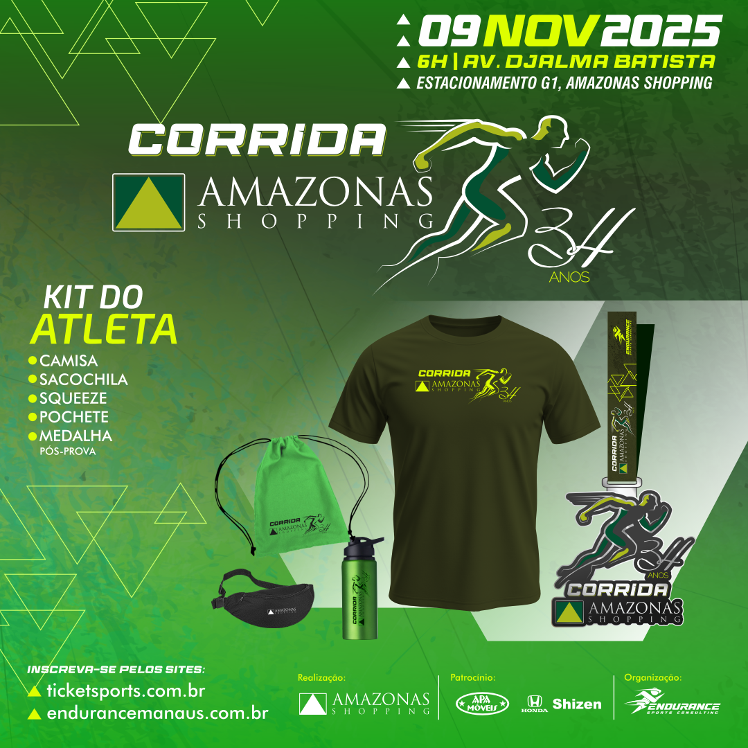 Corrida Amazonas Shopping 34 anos