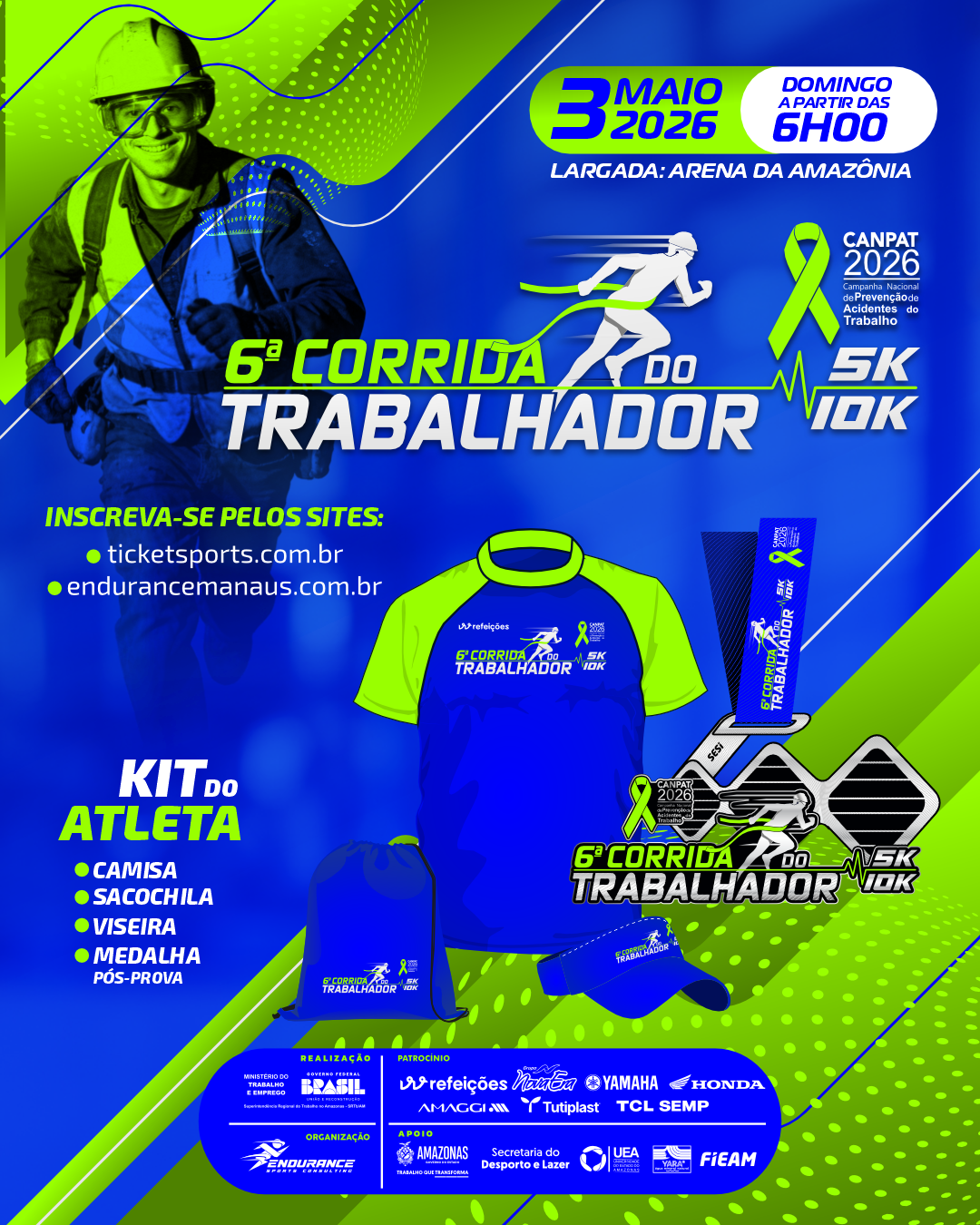6ª Corrida do Trabalhador CANPAT 2026